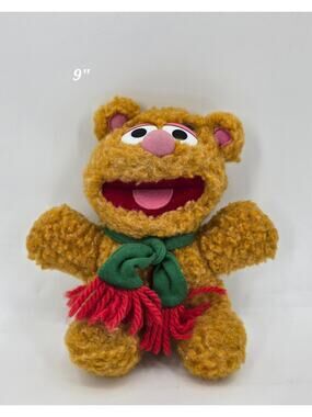 Vintage 1987 Baby Fozzie Bear Plush – 9″ Henson Associates (Muppet Babies)